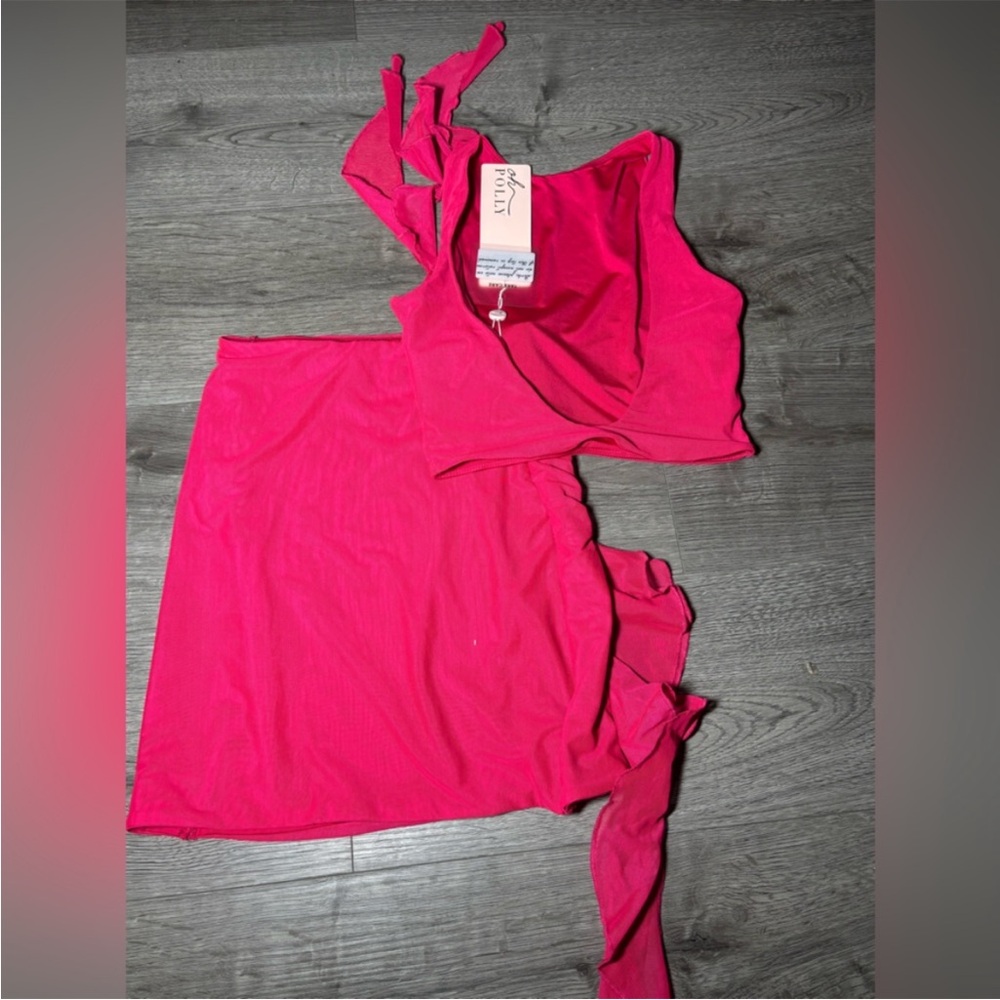 Oh Polly Pink Skirt Set - Picture 4 of 4